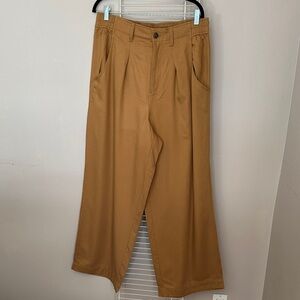 Madewell Wide-Leg Pants in Camel